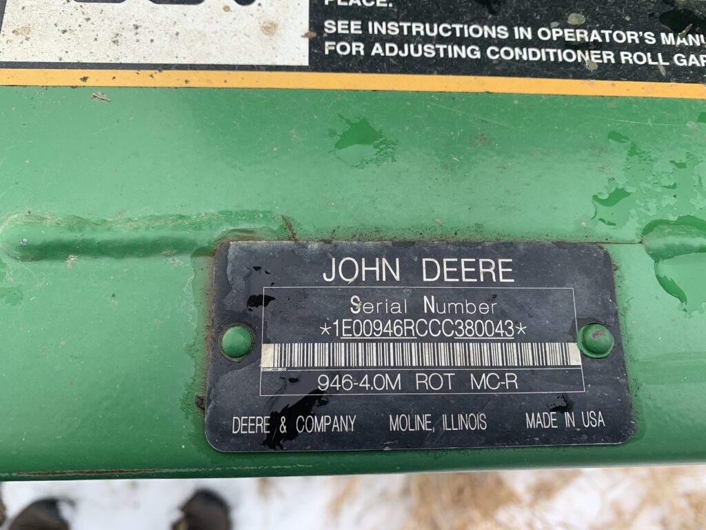 2012 John Deere 946 Mower Conditioner 11