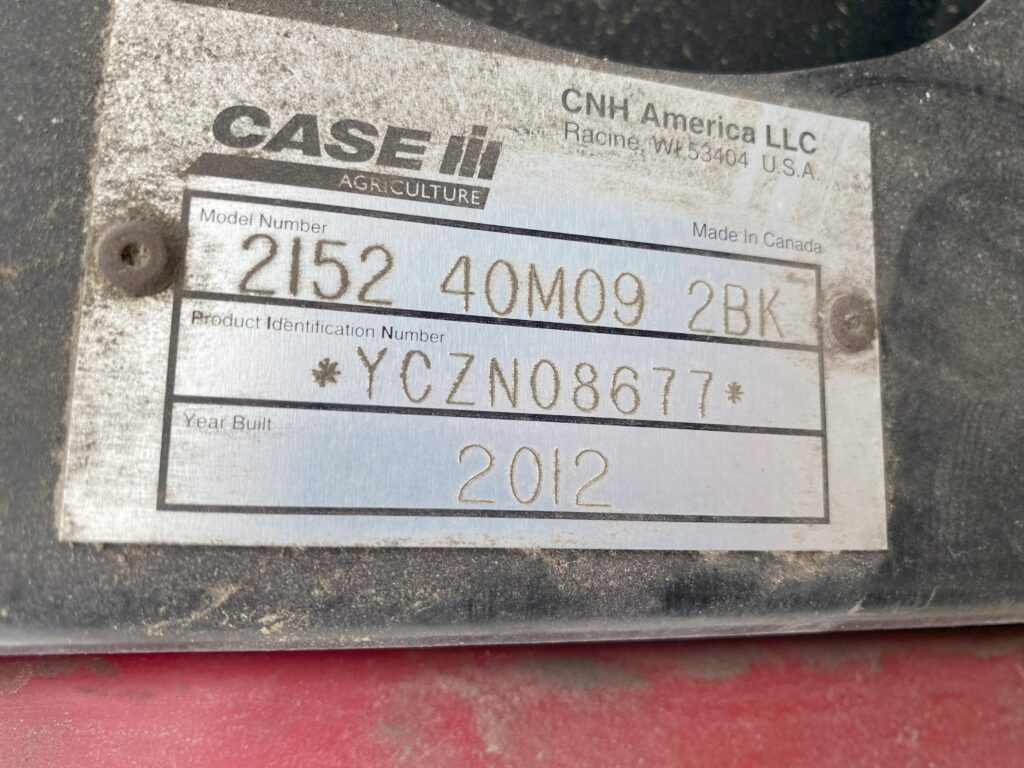 2012 Case IH 2152-40 Draper Header 1