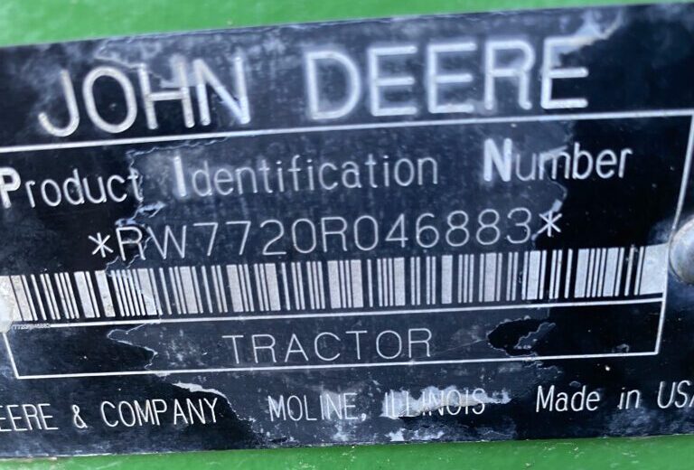 2006 John Deere 7720 Tractor 10