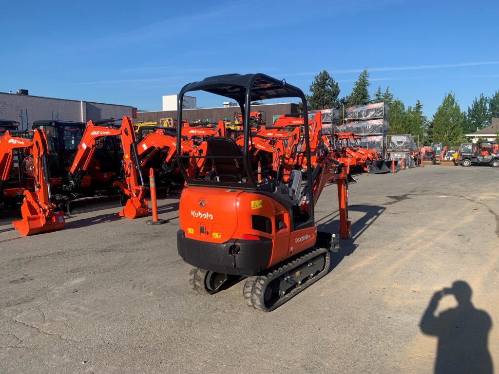 New Kubota KX018-4H Excavator 2