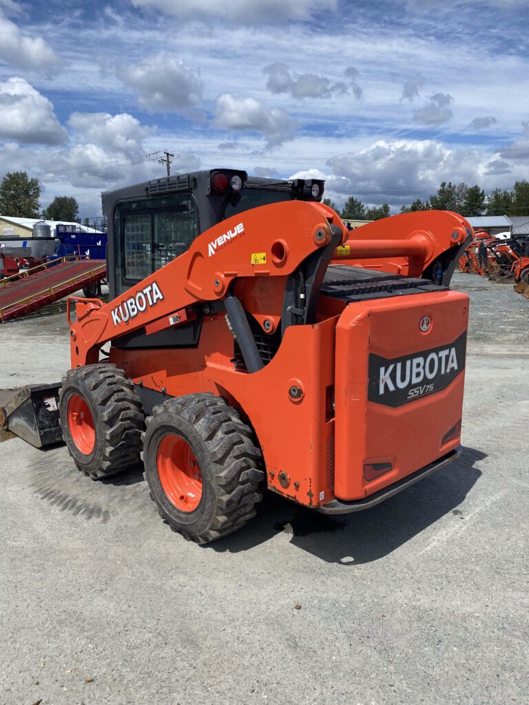 USED 2020 Kubota SSV75PHFC Skid Steer with 1704 Hrs 2