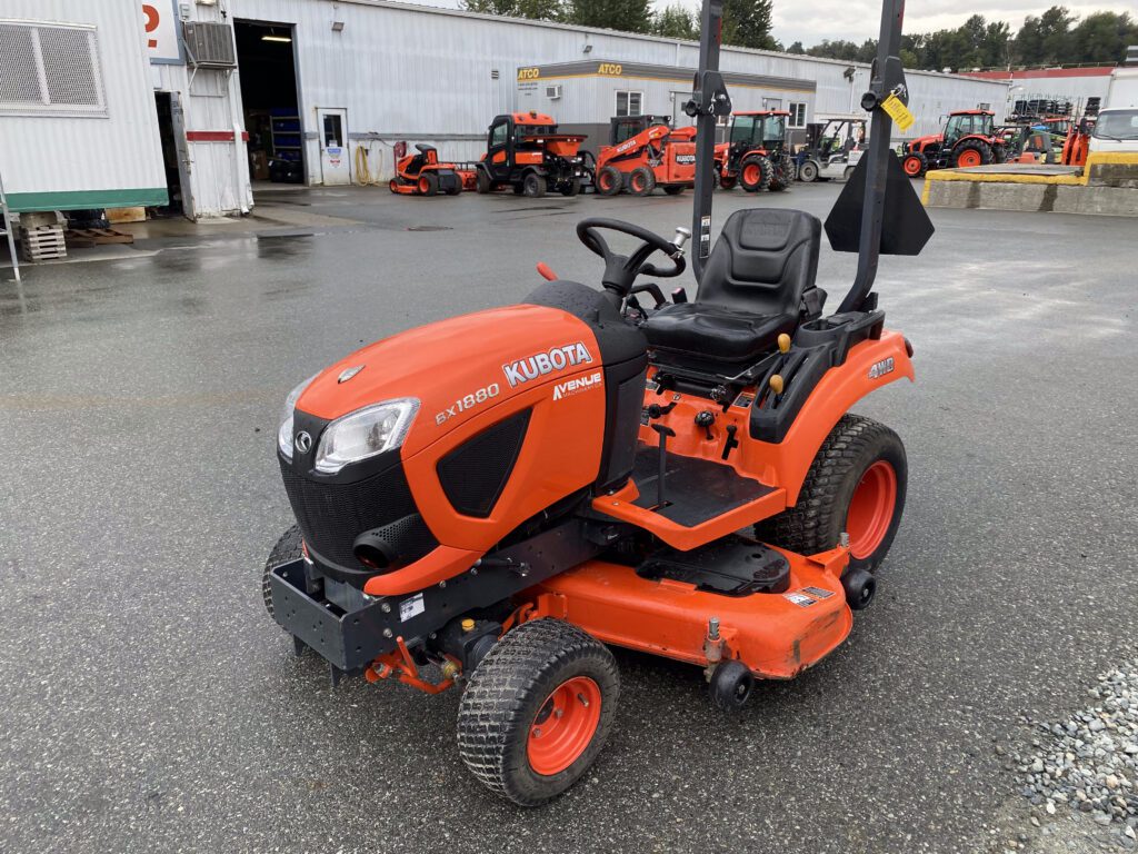 2018 Kubota BX1880 Tractor with Mower Deck and Turf Tires