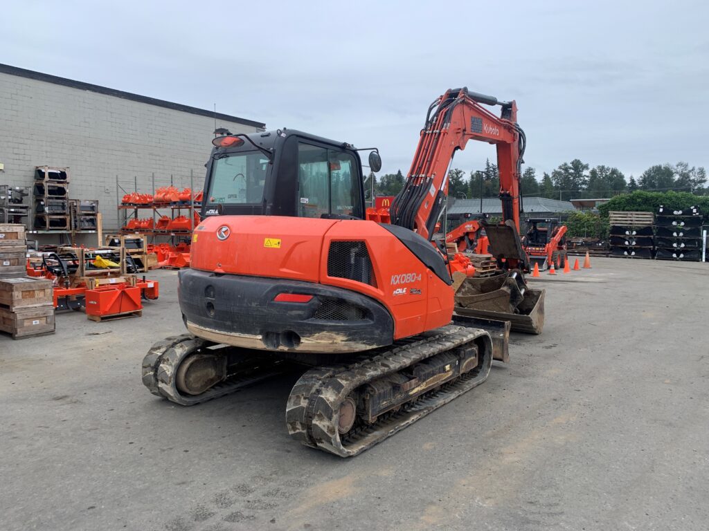 2020 Kubota KX080-4S2 3