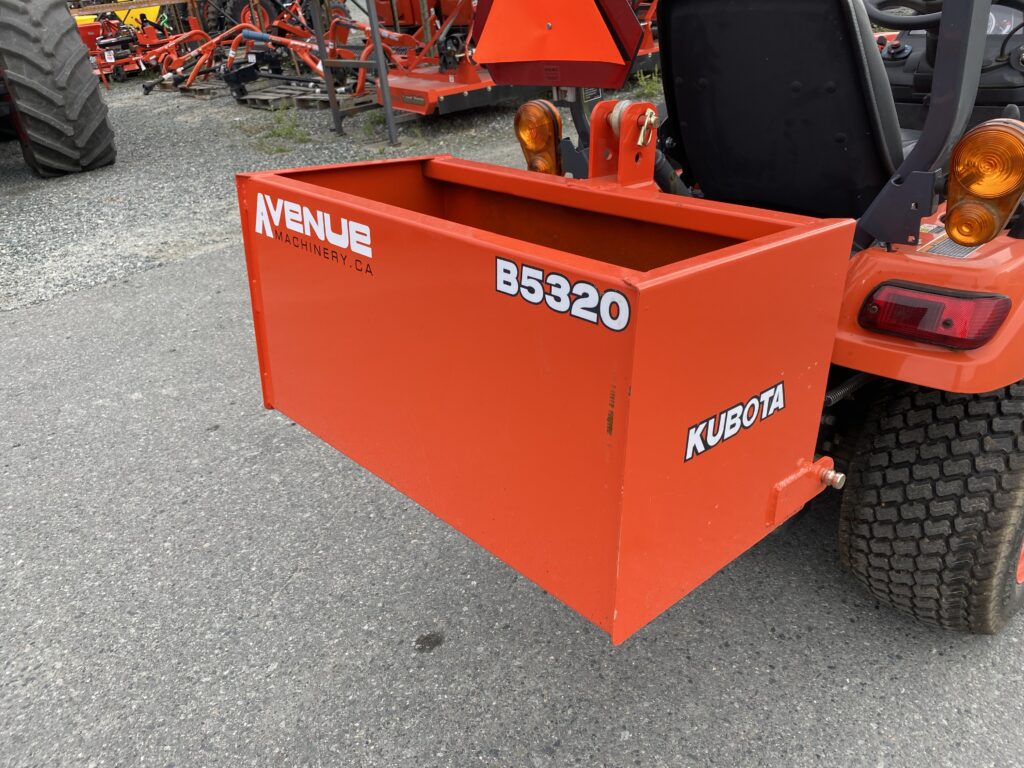 2018 Kubota BX1880 Compact Tractor with Loader, Mower Deck, Rear Weight box and Extra R4 Wheels and Tires 5