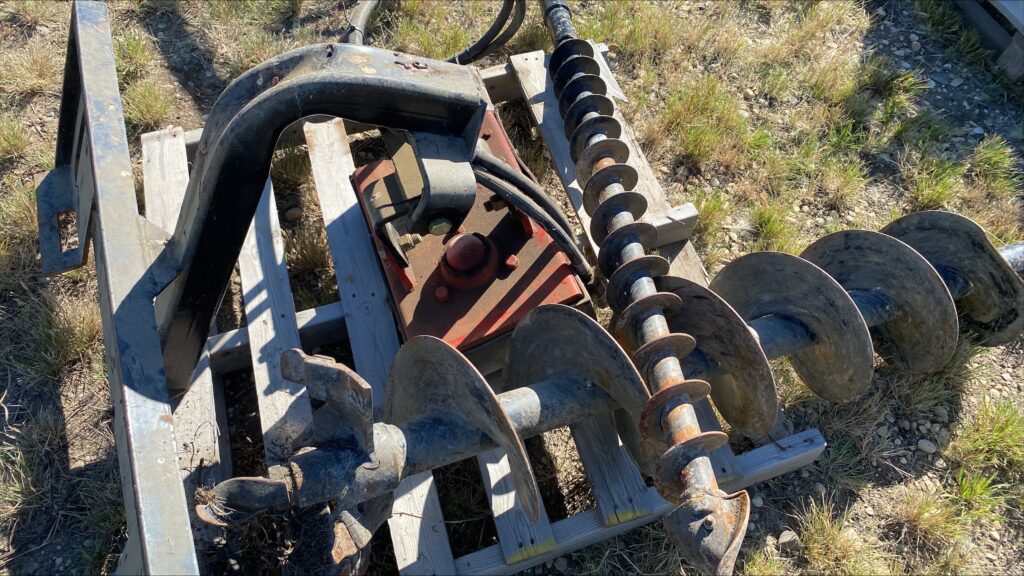 2007 Wheatheart Power Head Post Hole Auger with 12