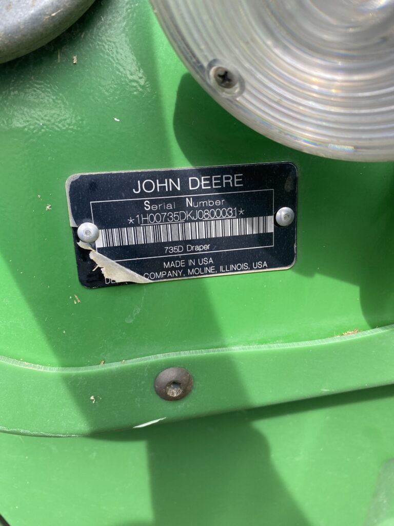 2018 John Deere 735D Draper Header 4