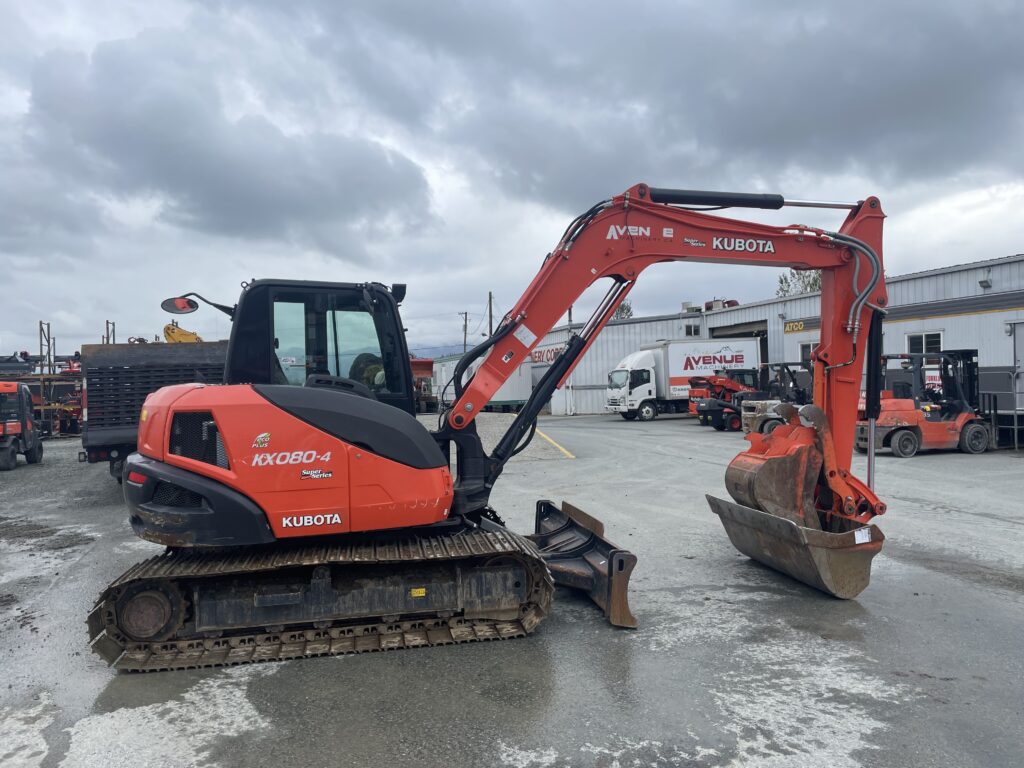 2018 Kubota KX080-4S2W Excavator 1