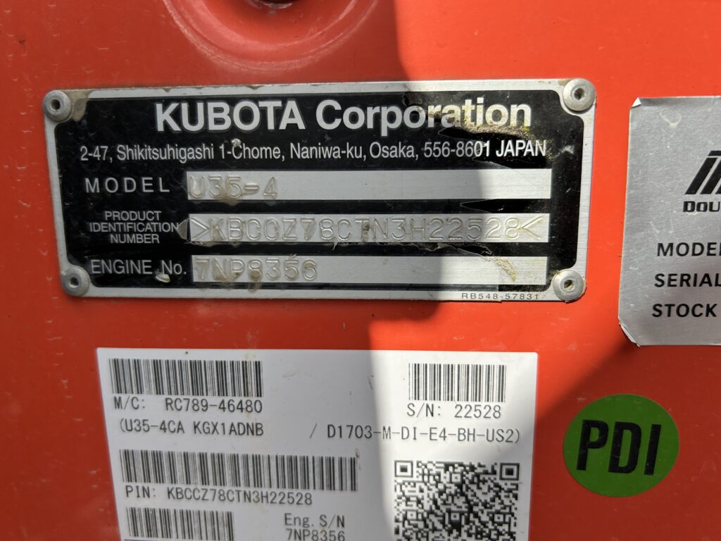 2022 Kubota U35-4GA 5