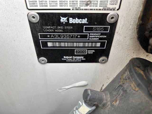 2009 Bobcat S185 Skid Steer Loader 7