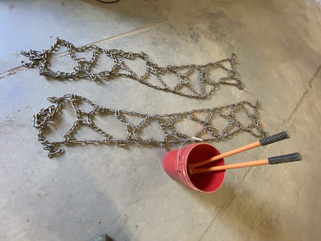 Tractor tire chains 1