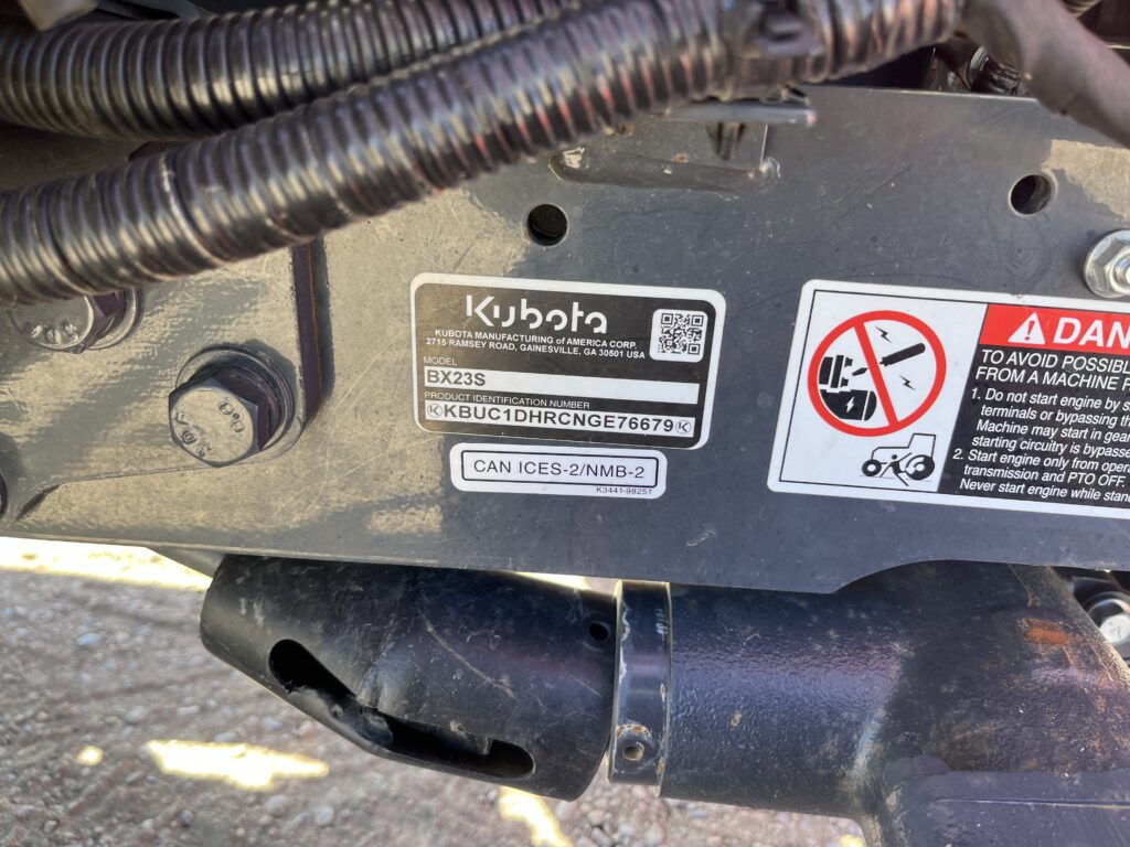 2023 Kubota BX23S Tractor 6