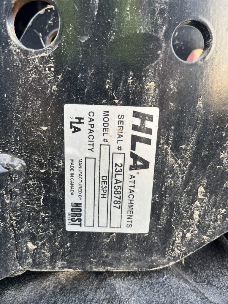 2023 HLA Three Point Double Bale Spear Frame 2