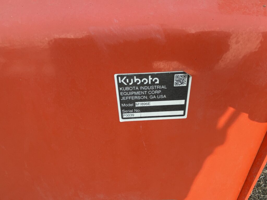 2023 Kubota M1896E Euro Bucket 4