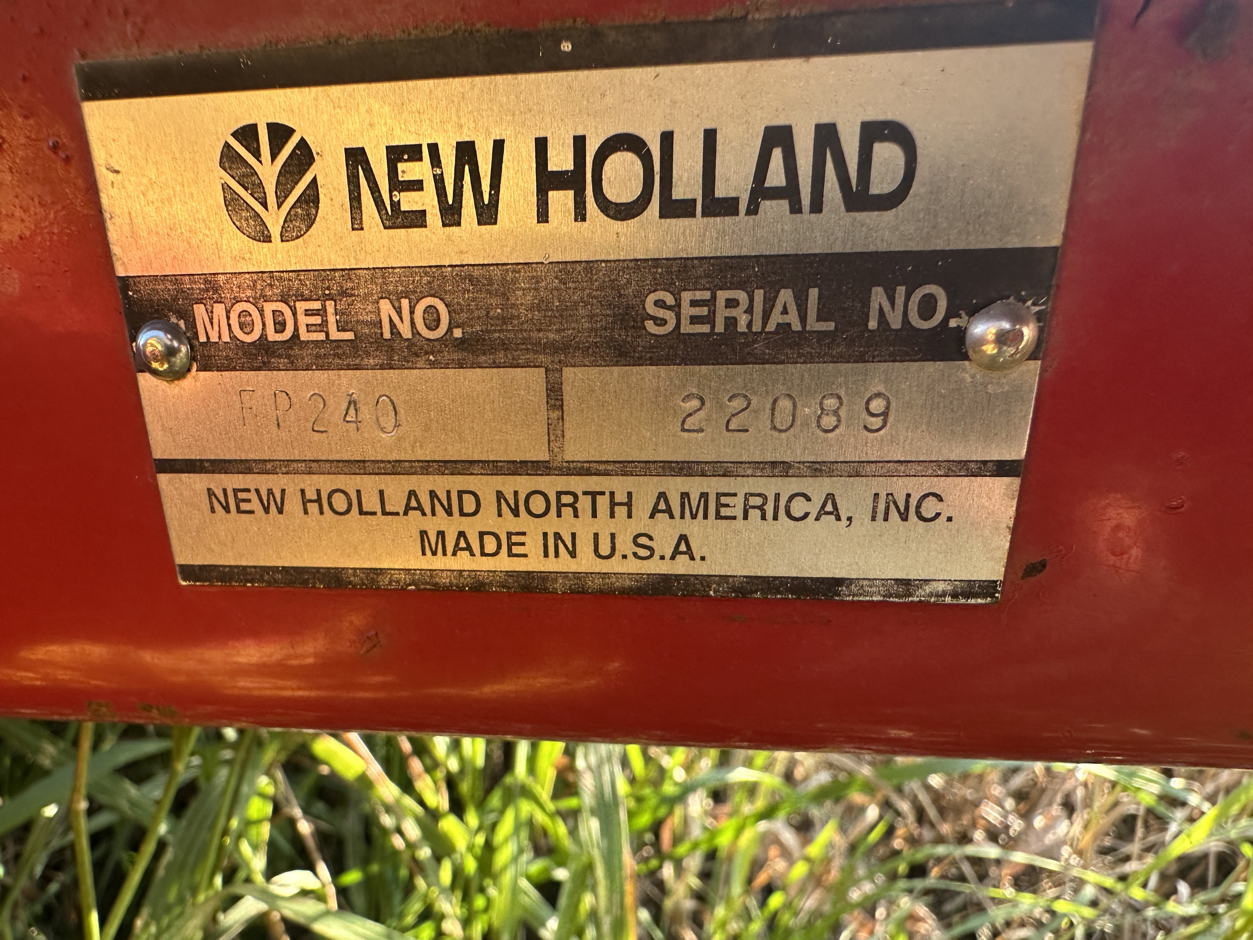 2003 New Holland FP240 Forage Harvester w/ Wagon 12