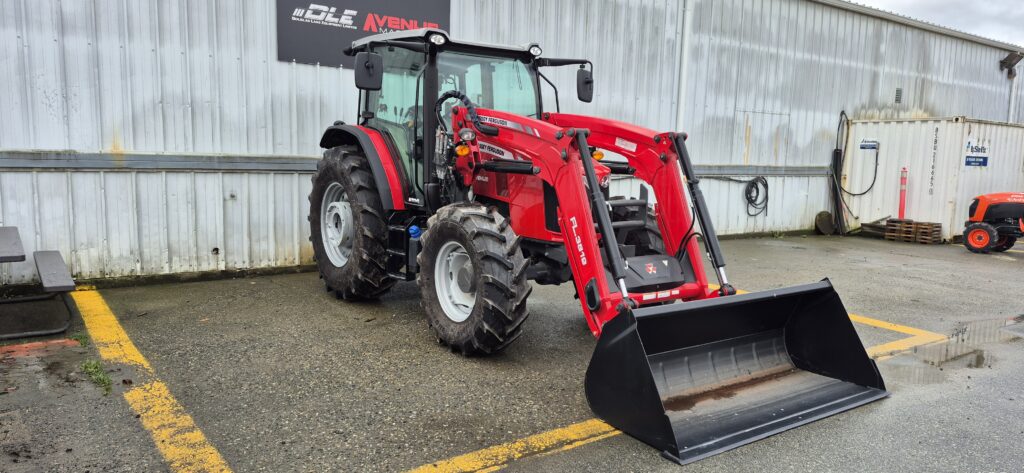 Massey Ferguson MF5710D Tractor, 4WD, 95 Hp Deluxe Cab Tractor, Power Shuttle, with HD Loader