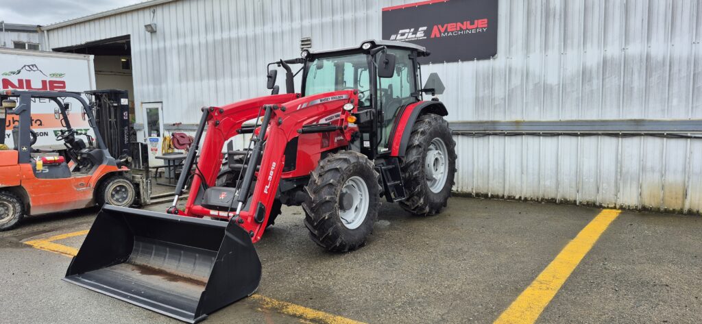 Massey Ferguson MF5710D Tractor, 4WD, 95 Hp Deluxe Cab Tractor, Power Shuttle, with HD Loader 1