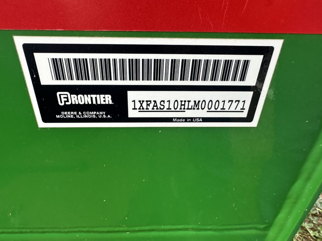 2021 Frontier AS10F Snow Pusher 4