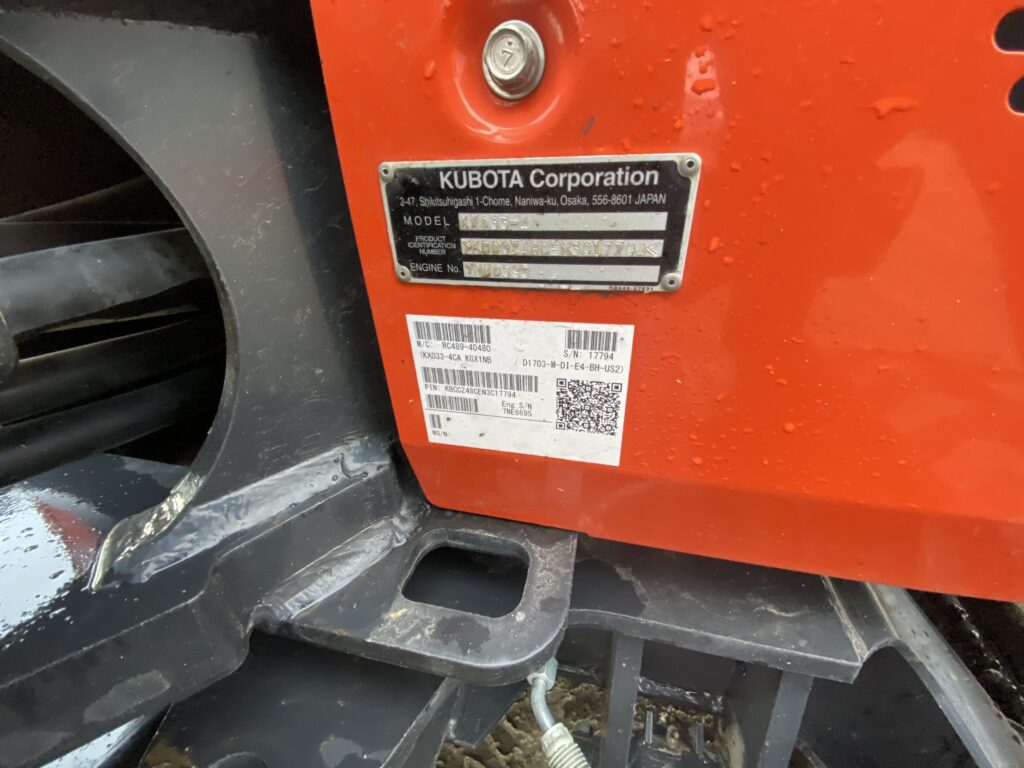 2022 Kubota KX033-4 Excavator 2