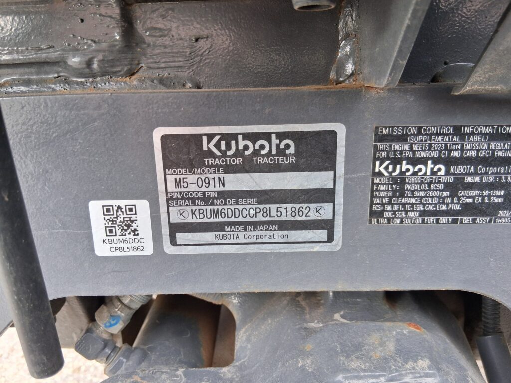 Kubota M5N-091HDCC12 9