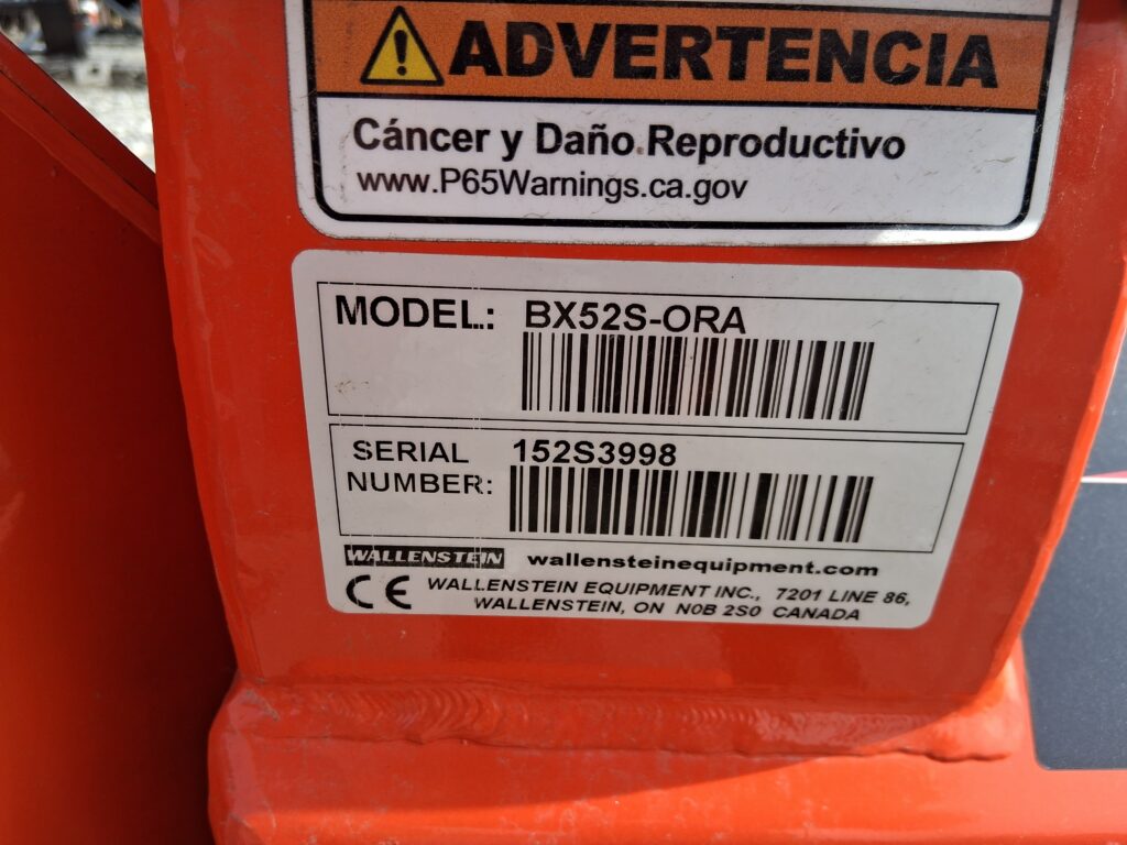 Wallenstein BX52S Woodchipper 3